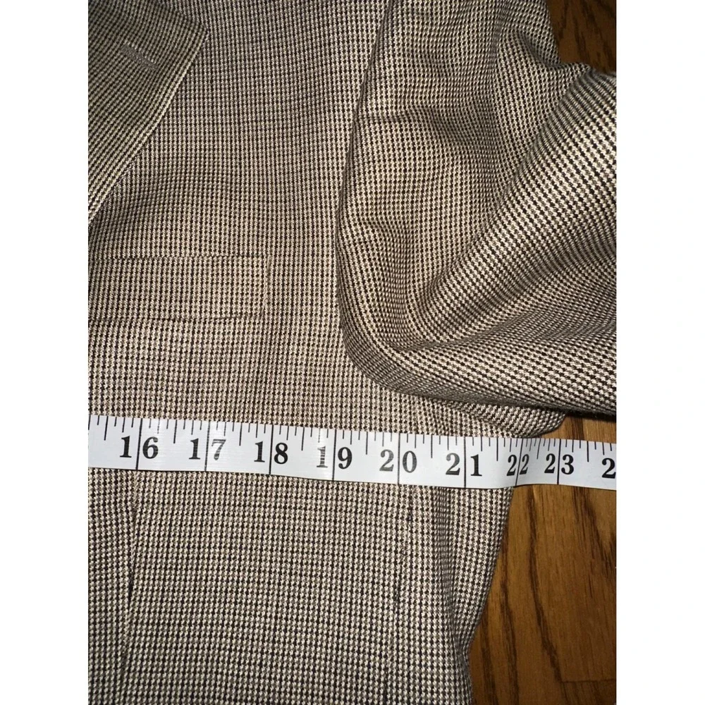 Lauren Ralph Lauren Mens 100% Silk Blazer Jacket Herringbone 41R